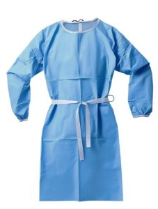 BATA QUIRÚRGICA HIPO ALERGÉNICA RESORTADA PAQ X 10 UNDS