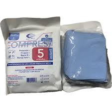COMPRESA ESTERIL Y NO ESTERIL 45 X 45 CM ZJ PAQUETE X 5 UNDS